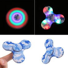 Load image into Gallery viewer, colorful LED Fidget Spinner Bluetooth Speaker Hand Spinner ADHD Autism